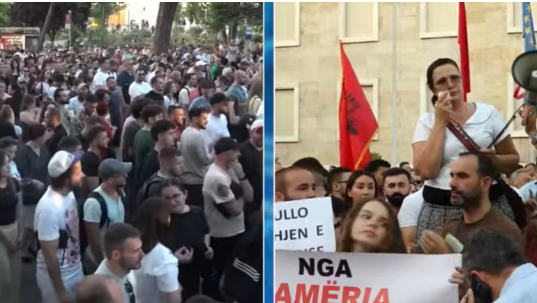 “HIQNI KAPELET”/ Turma e protestuesve thirrje: Nuk është turp të jesh polic, por të mos zbatosh ligjin
