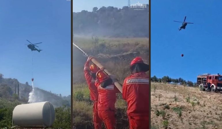 “16 VATRA ZJARRI NË TË GJITHË VENDIN…”/ Ministria e Mbrojtjes: U angazhuan helikopterë dhe m
