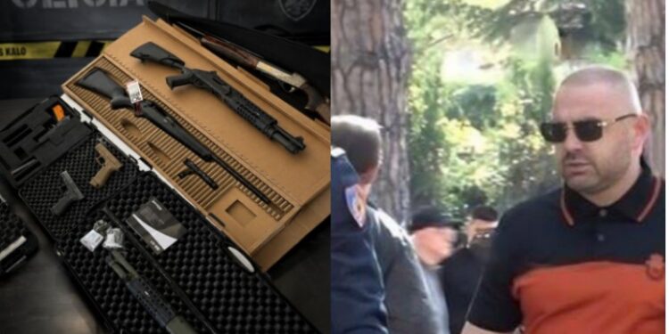 PAMJET/ U kap bashkë me Ergys Agasin, ish-zyrtarit të policisë Uljan Shpataraku i sekuestrohet arsenali i armatimit që iu gjet dhe i hiqet leja