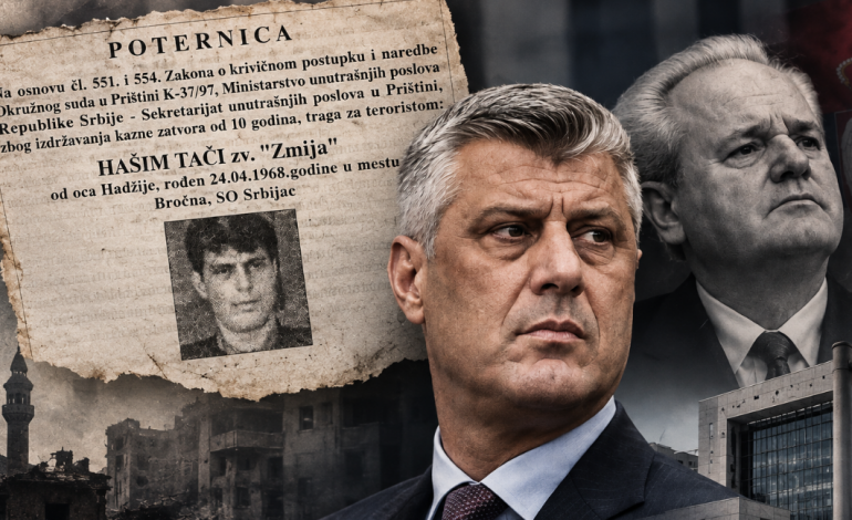 IRONIA/ Millosheviçi e dënoi me 10 vite në 1997, Haga i jep Thaçit 25 vite burg tri dekada më vonë