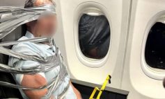 TMERR NË AJËR! Ndodh edhe kjo, pasagjeri lidhet me ngjitës dhe zinxhirë në avion, zbulohet shkaku