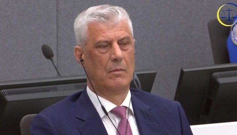 SHPALLET FAJTOR PËR KRIME LUFTE/ Gjykata Speciale dënon me 25 vite burg Hashim Thaçin