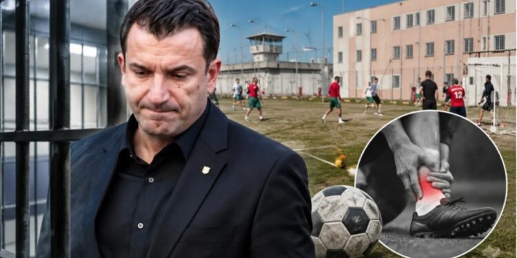 ÇFARË NDODHI? Veliaj thyen këmbën duke luajtur futboll në burg, shkon në spital për kurim