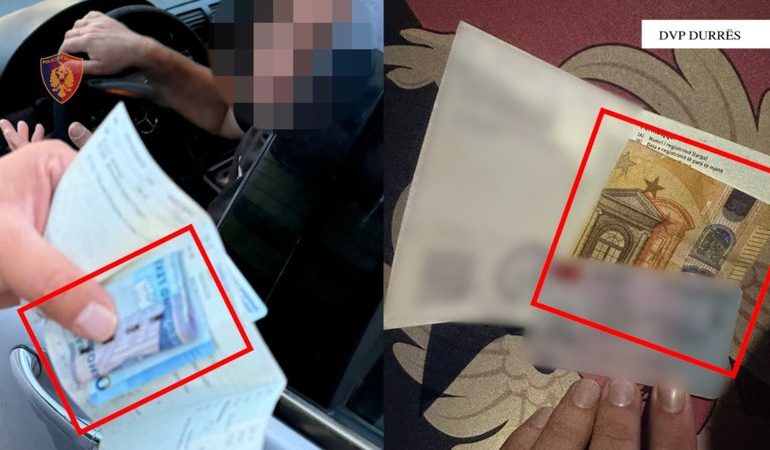 U OFRUAN PARA POLICËVE TË RRUGORES/ Procedohen 3 drejtues mjetesh në Durrës dhe Kavajë