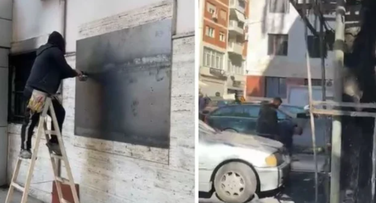 PROTESTA E STUDENTËVE/ Pas sulmit me zjarr, Gjykata e Lartë blindon dritaret me barriera hekuri