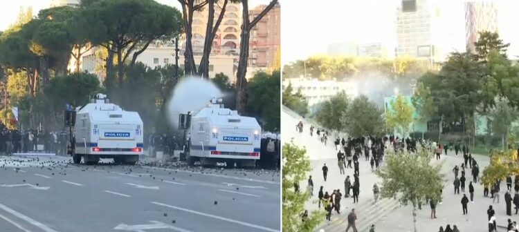 PROTESTA NË TIRANË/ 5 persona në urgjencën e Traumës, 2 prej tyre janë policë! Tre të tjerë dalin nga QSUT